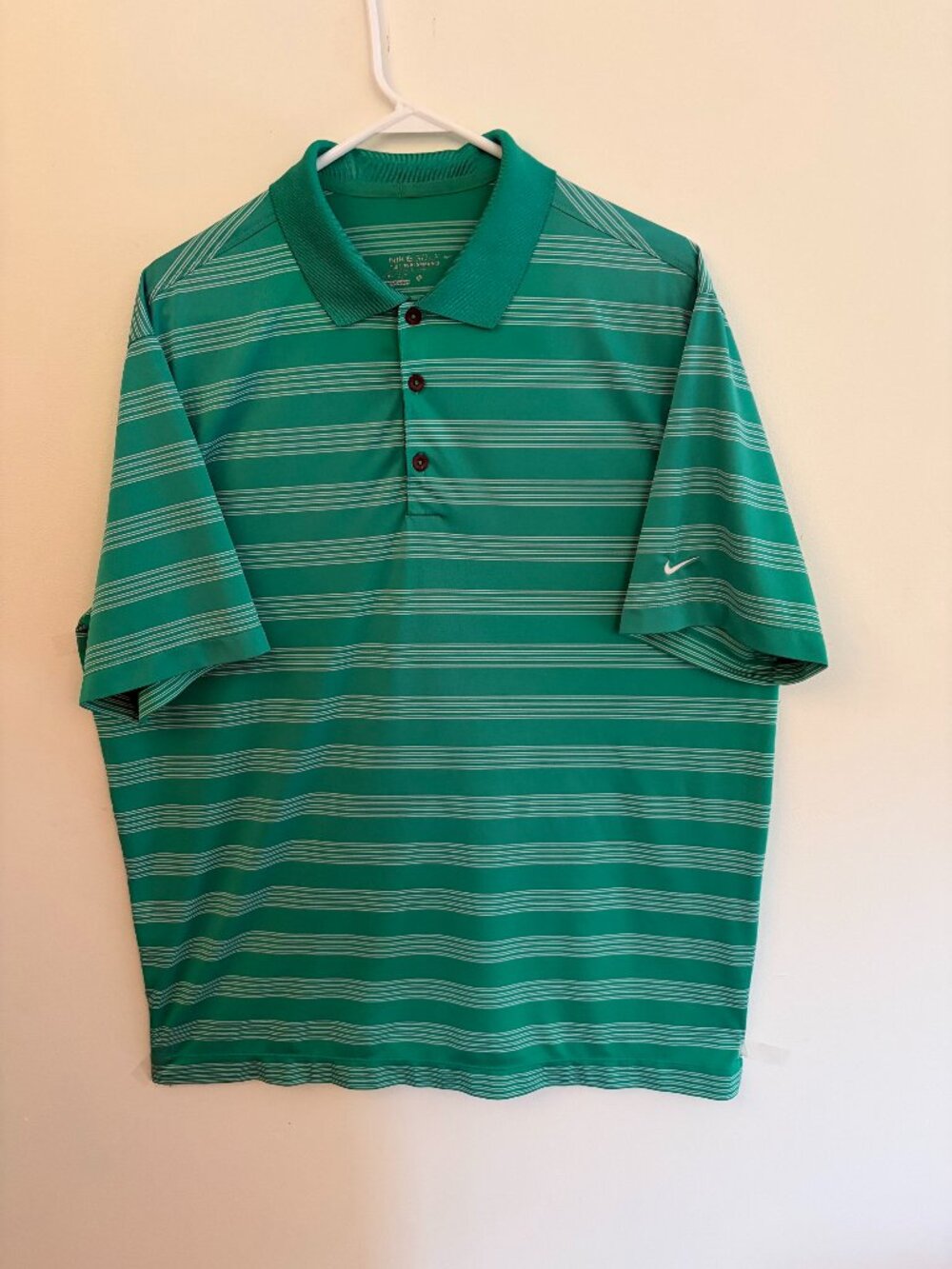 NIKE GOLF TOUR PERFORMANCE DRI-FIT POLO COLLARED SHIRT Mens XL Preowned